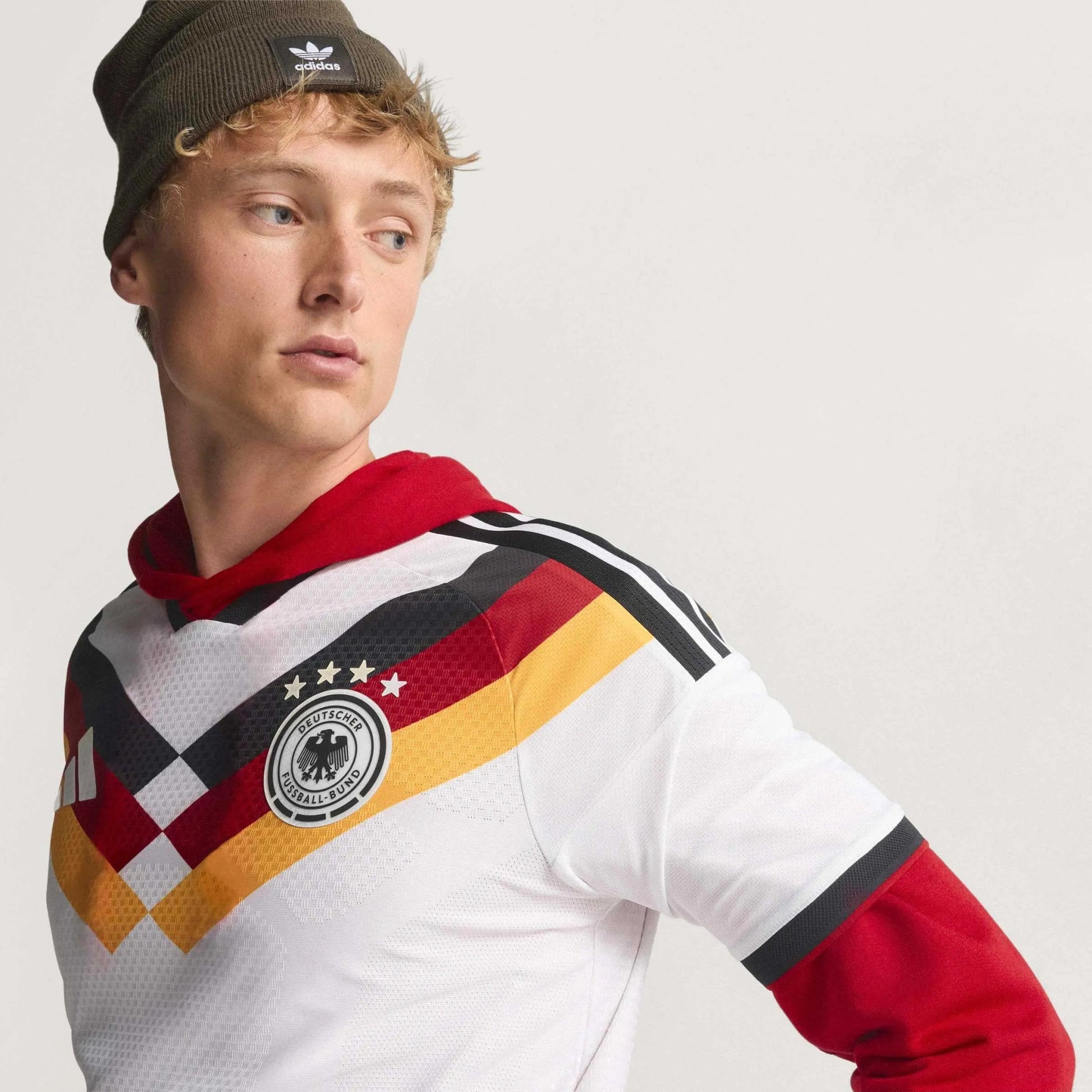 2026 Germany Men's Authentic Home Soccer Jersey White 
