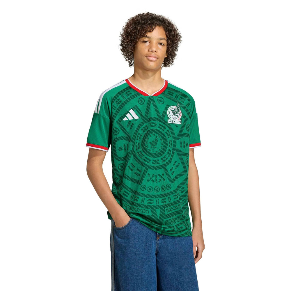 2026 Mexico Youth Stadium Home Soccer Jersey