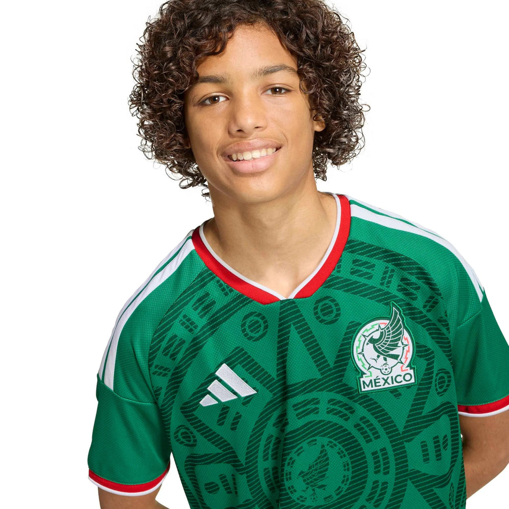 2026 Mexico Youth Stadium Home Soccer Jersey
