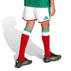 2026 Mexico Youth Home Shorts White 