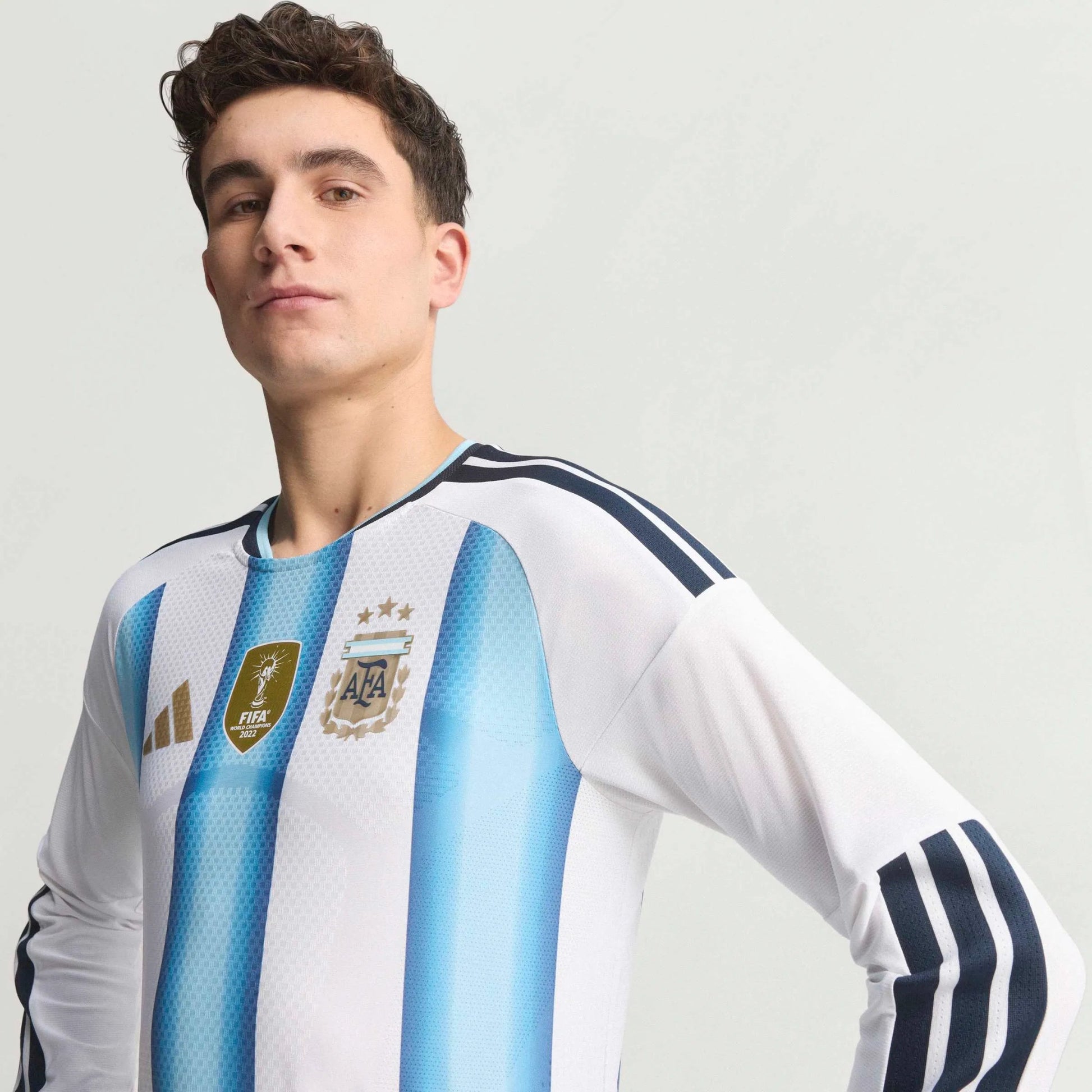 2026 Argentina Men's Authentic Home Long-Sleeve Soccer Jersey