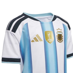 2026 Argentina Kid's Home Mini Kit White / Icey Blue / Light Blue 