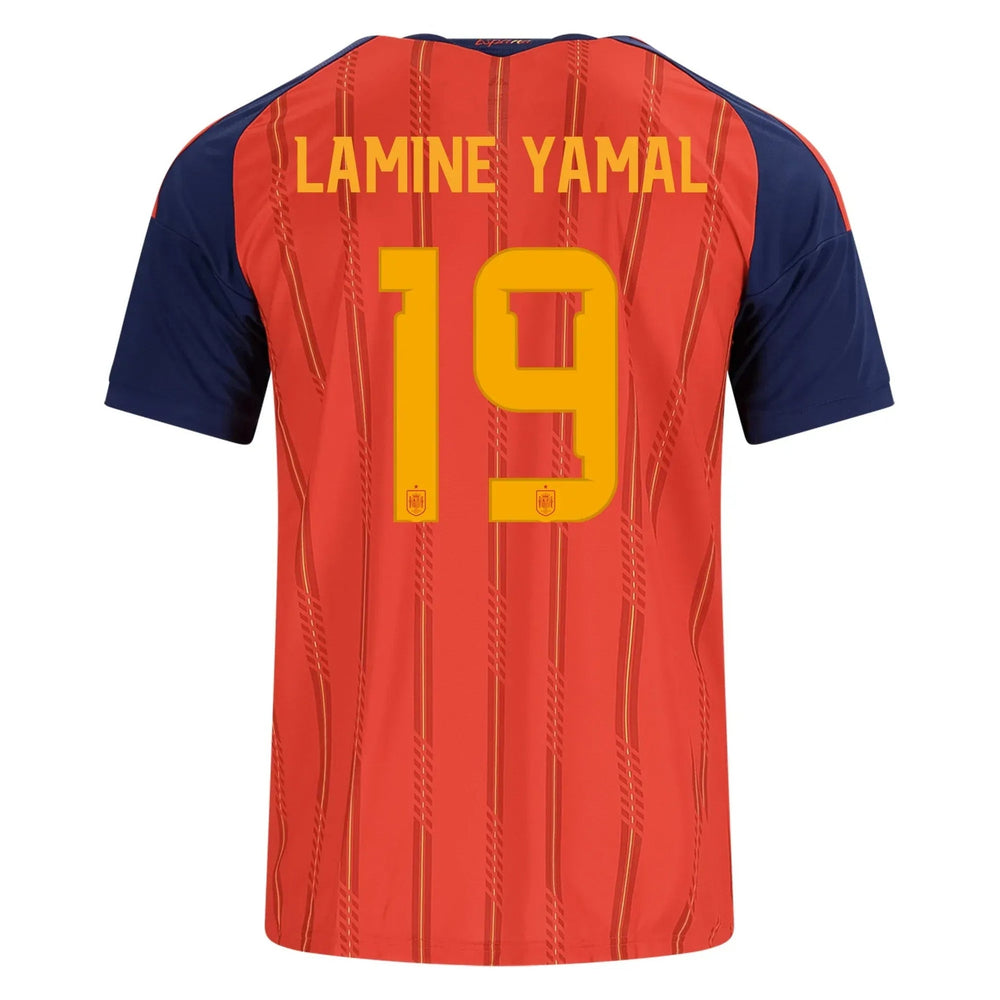 2026 Spain Men's Stadium Home Soccer Jersey Vivid Red 