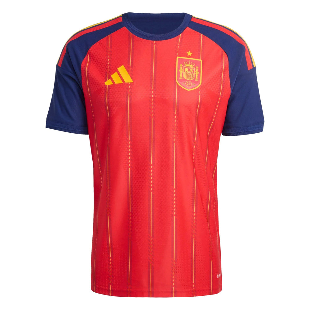 2026 Spain Men's Authentic Home Soccer Jersey Vivid Red 