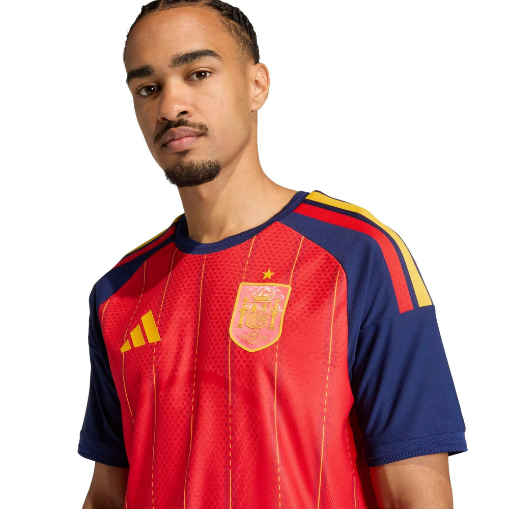 2026 Spain Men's Authentic Home Soccer Jersey Vivid Red 