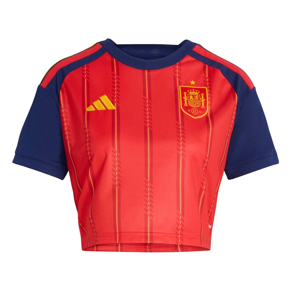 2026 Spain Women's Stadium Home Cropped Soccer Jersey