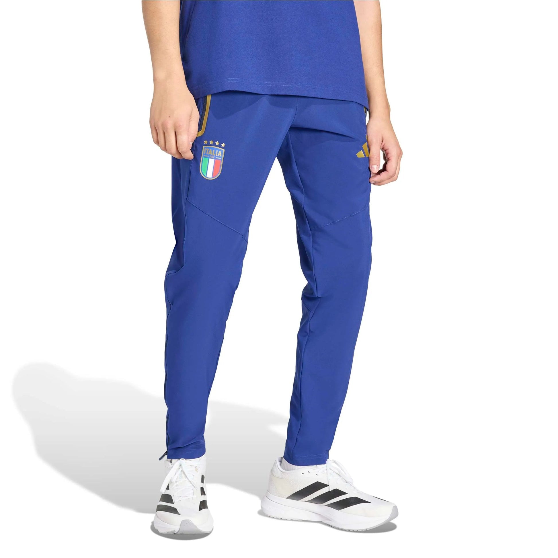 2026 Italy Men's Tiro Travel Pants Victory Blue 