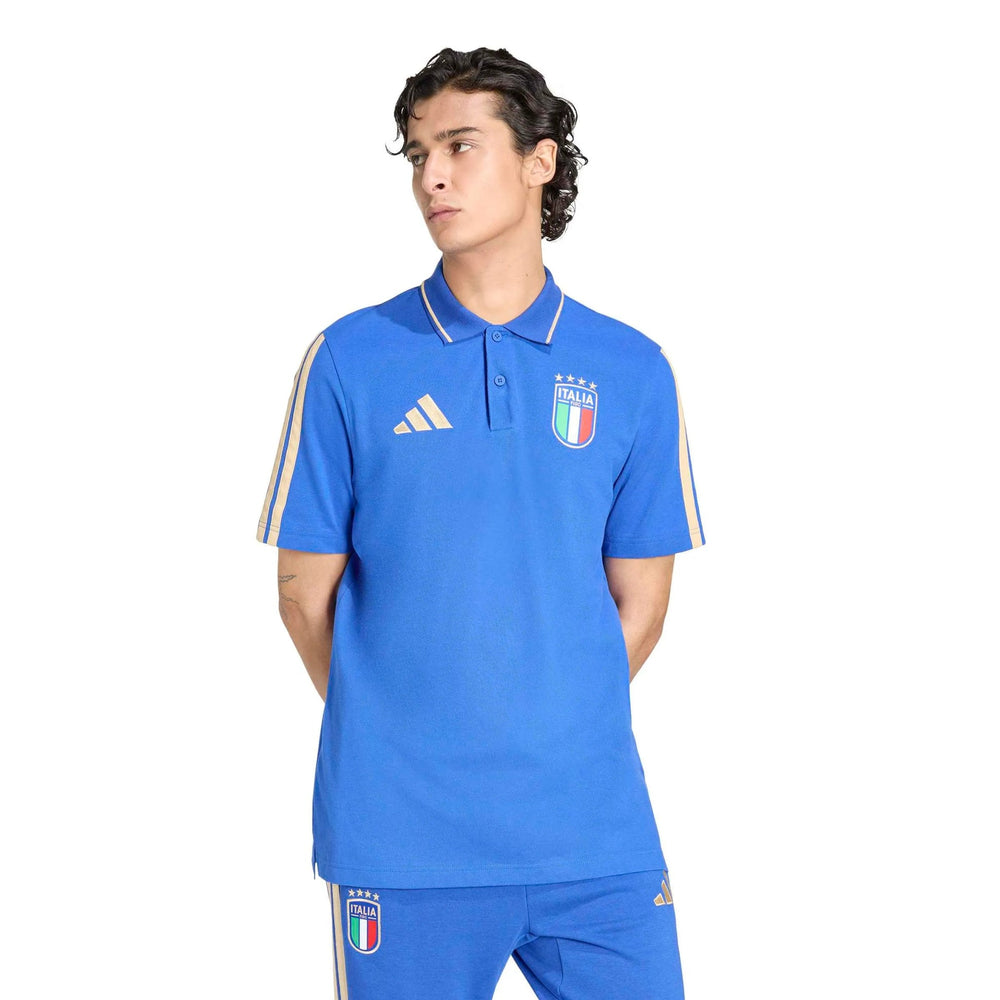 2026 Italy Men's DNA Polo Bold Blue 