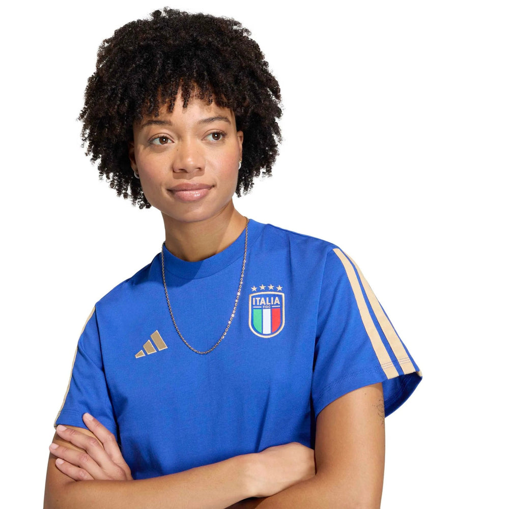2026 Italy Women's DNA Tee Bold Blue 