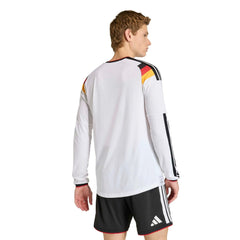2026 Germany Men's Authentic Home Long-Sleeve Soccer Jersey White 