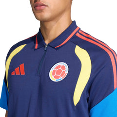 2026 Colombia Men's Polo Team Navy Blue 2 