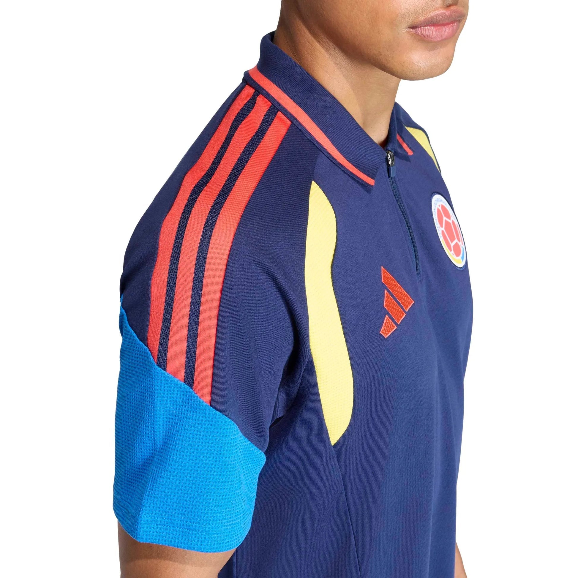 2026 Colombia Men's Polo Team Navy Blue 2 