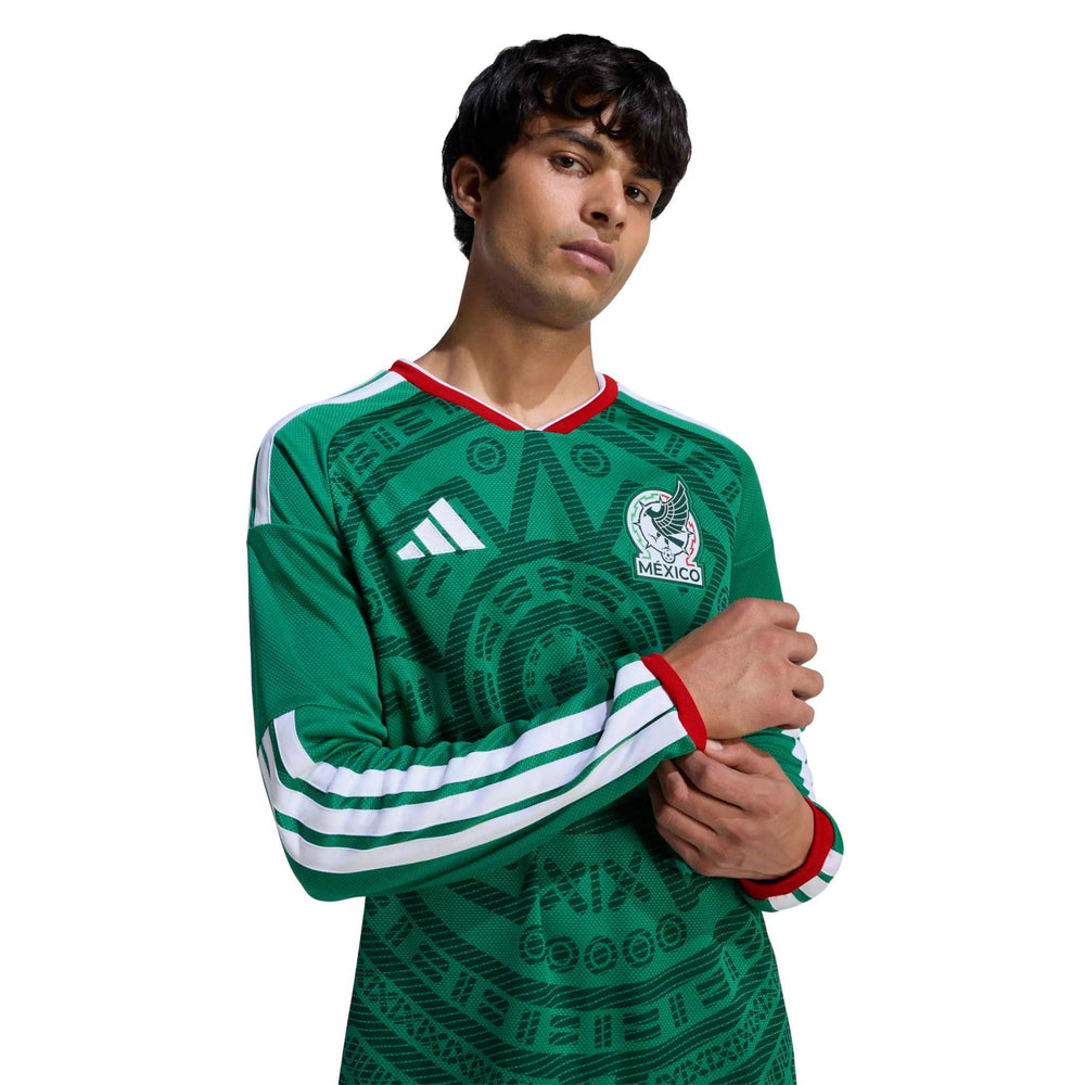 2026 Mexico Men's Stadium Home Long-Sleeve Soccer Jersey