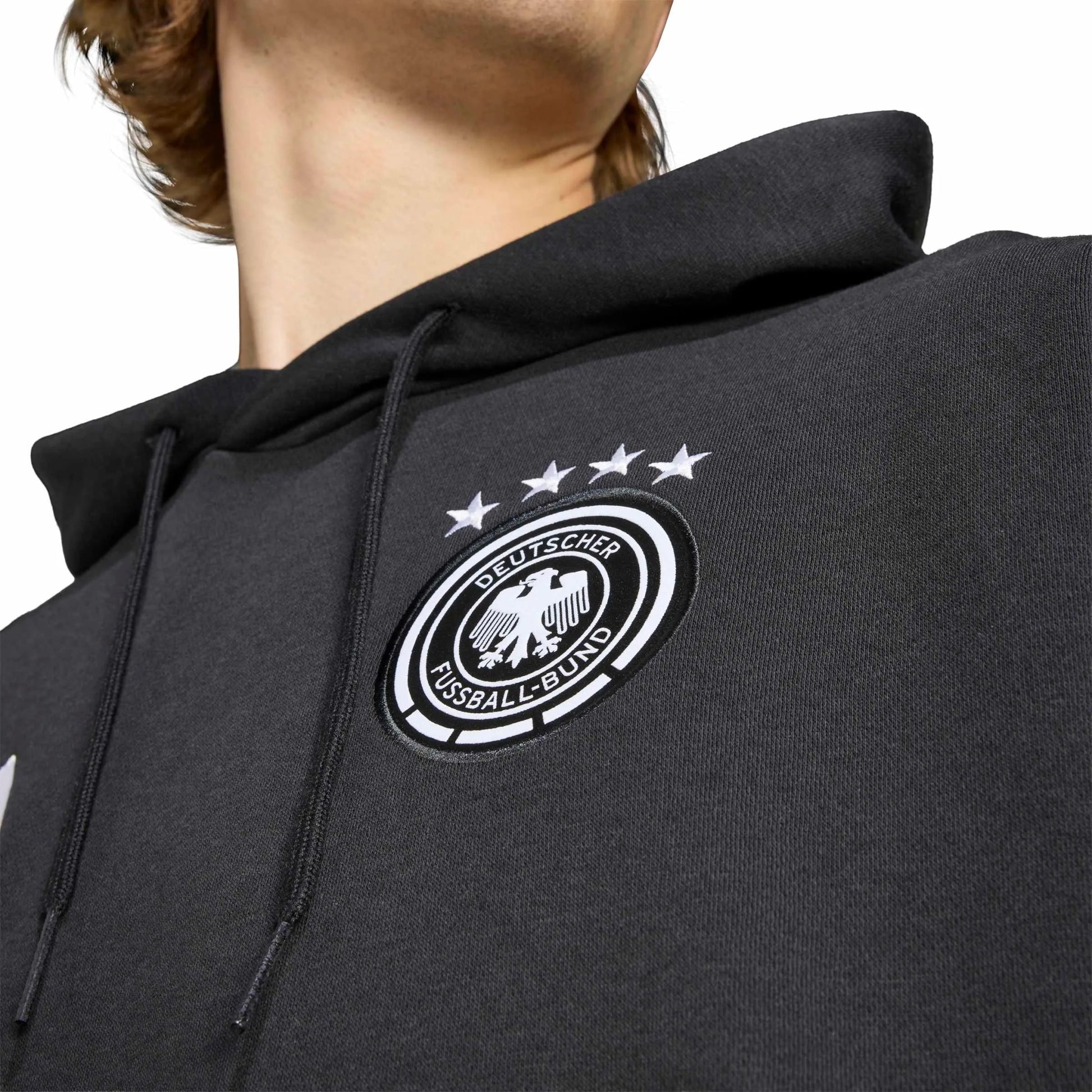 2026 Germany Men's DNA Fleece Hoodie Black 
