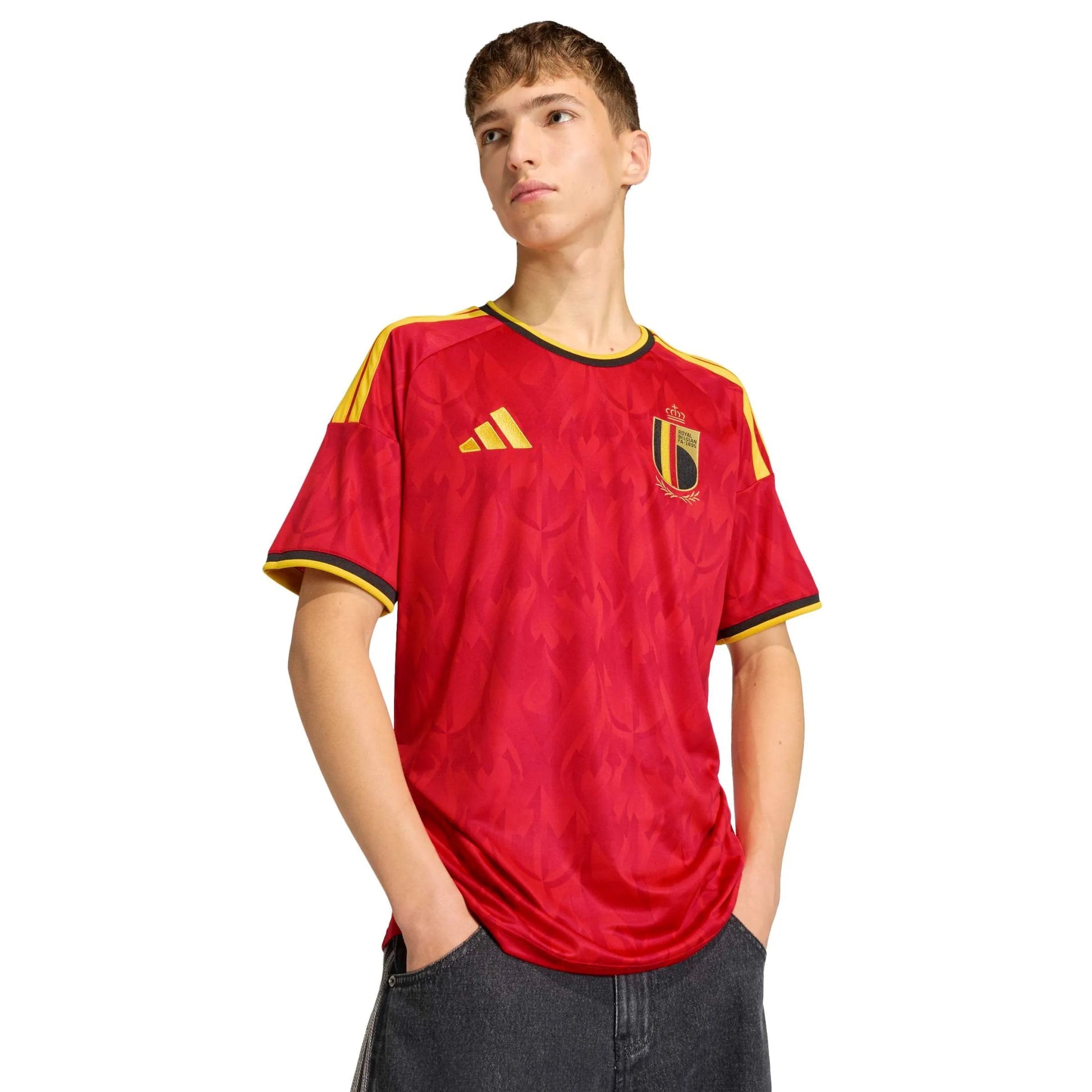 2026 Belgium Men's Stadium Home Soccer Jersey