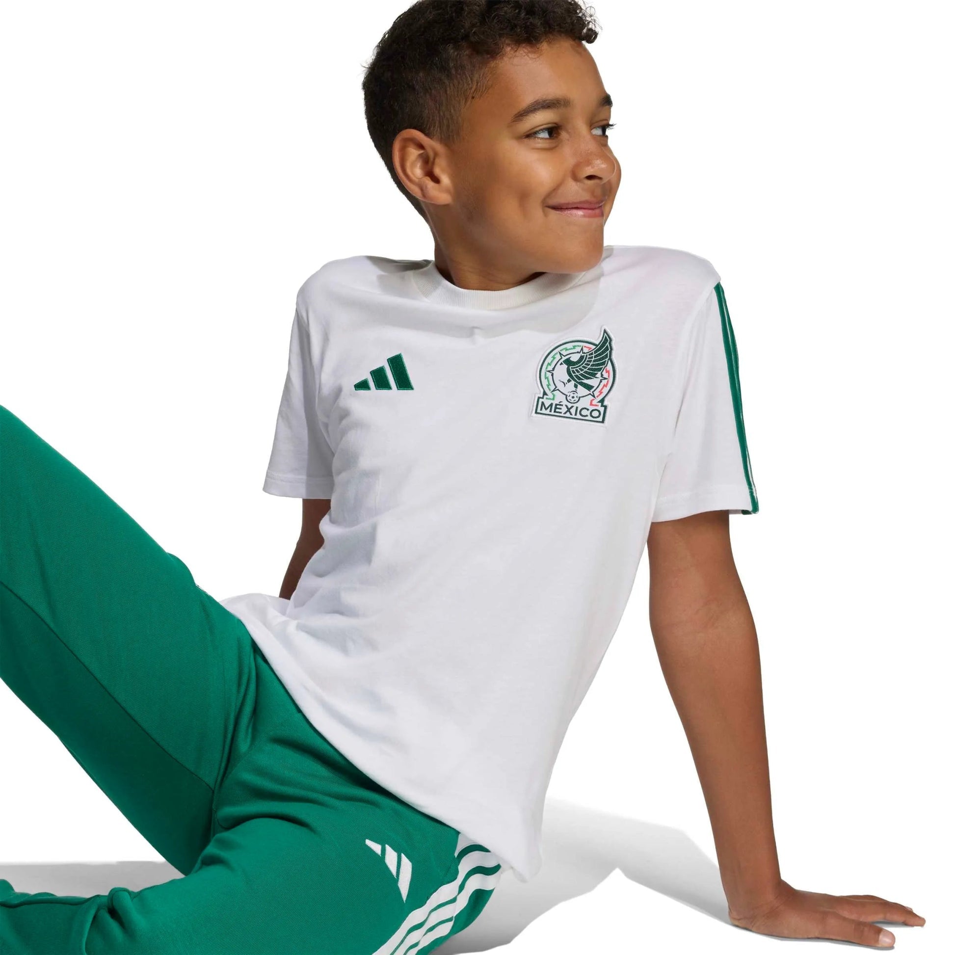 2026 Mexico Youth DNA Tee White 