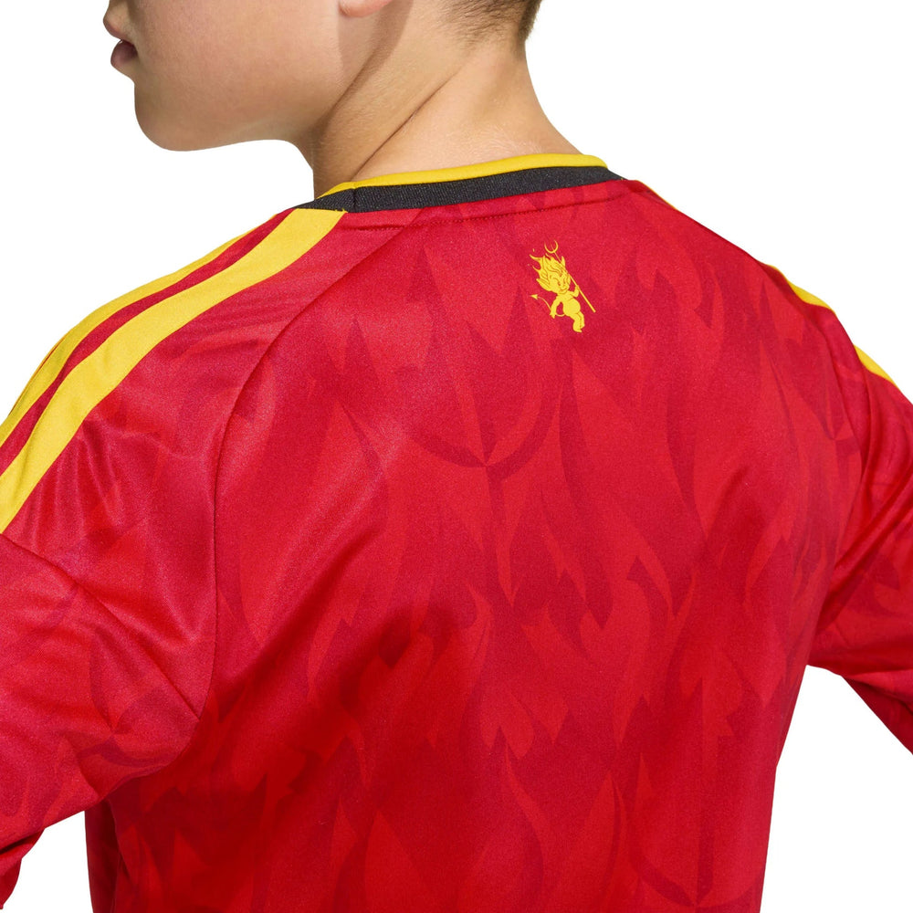 2026 Belgium Youth Stadium Home Soccer Jersey