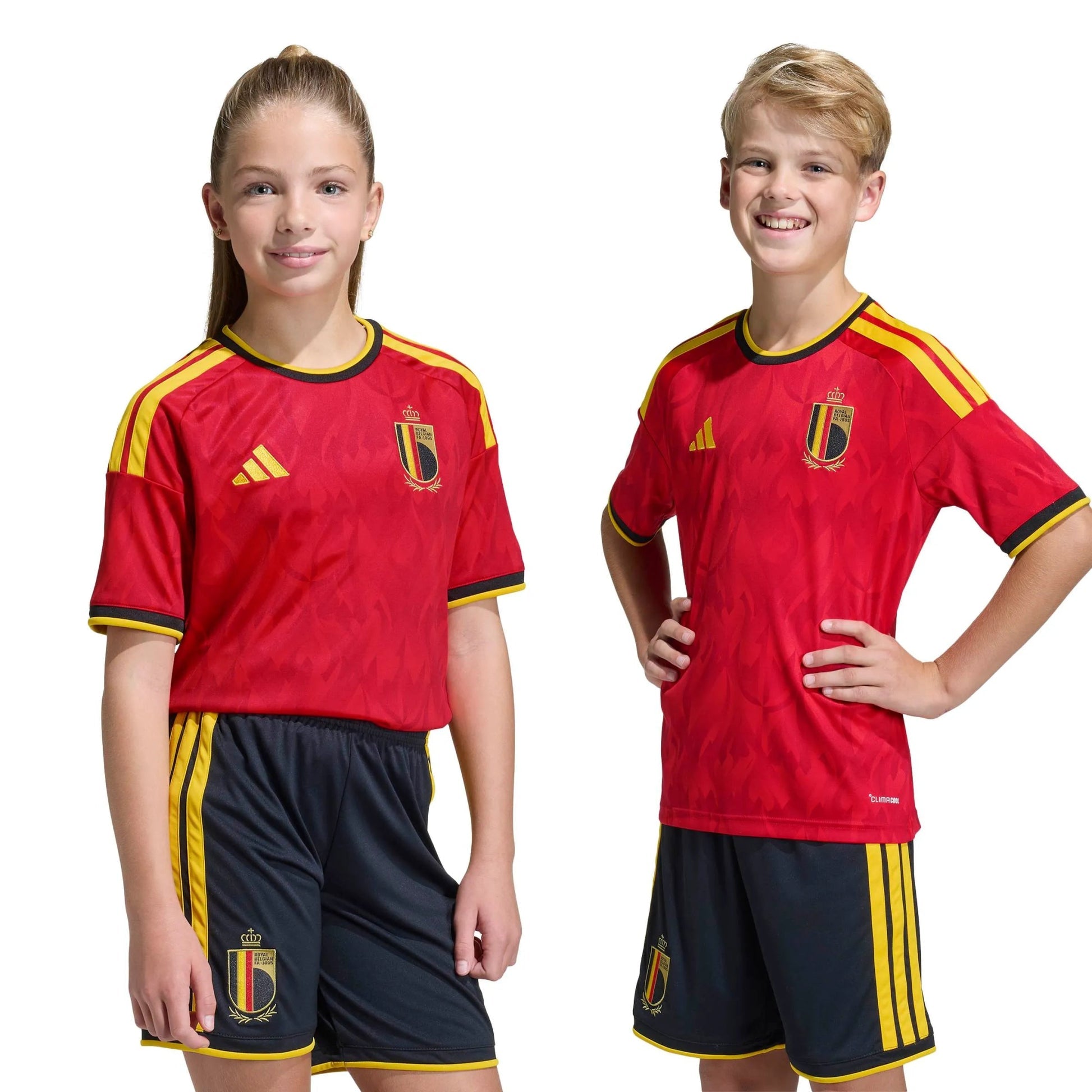 2026 Belgium Youth Stadium Home Soccer Jersey