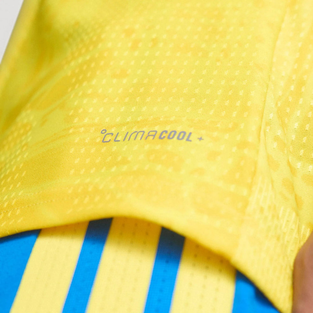 2026 Colombia Men's Authentic Home Soccer Jersey Impact Yellow 