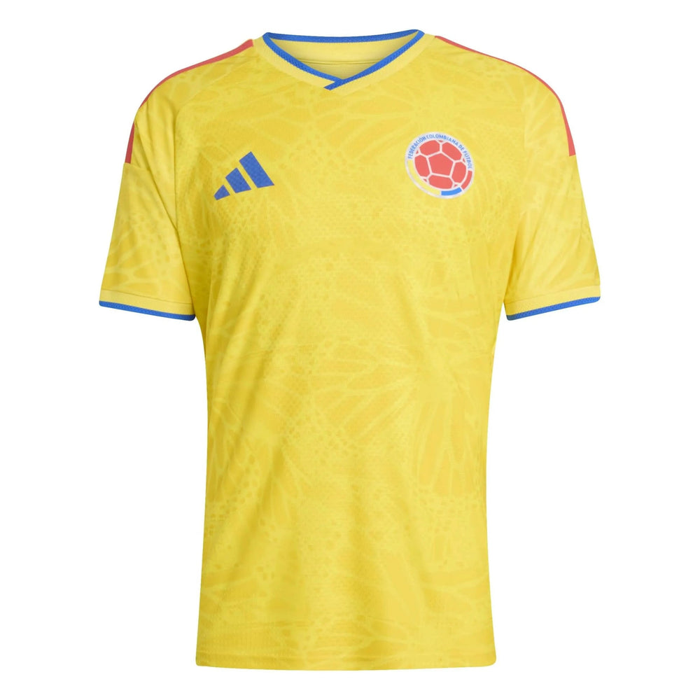 2026 Colombia Men's Authentic Home Soccer Jersey Impact Yellow 