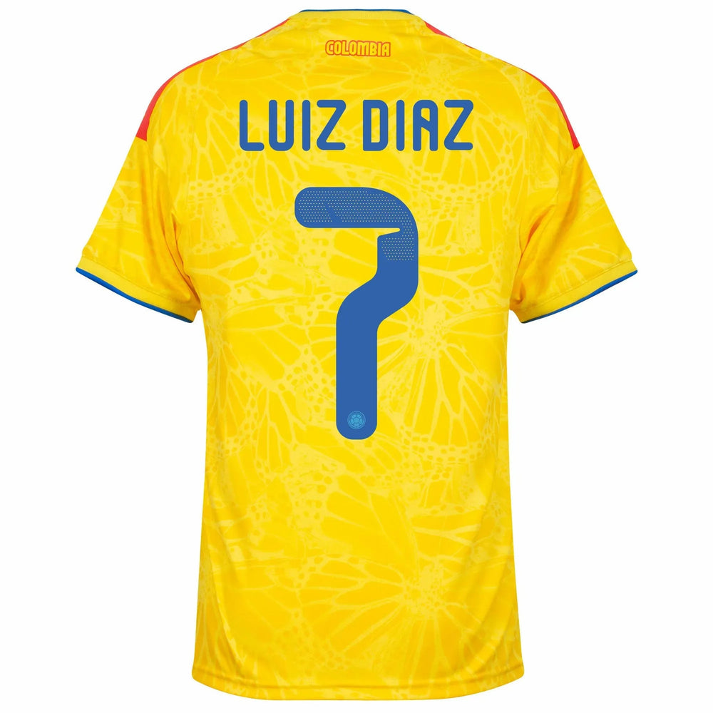 2026 Colombia Youth Stadium Home Soccer Jersey Impact Yellow 