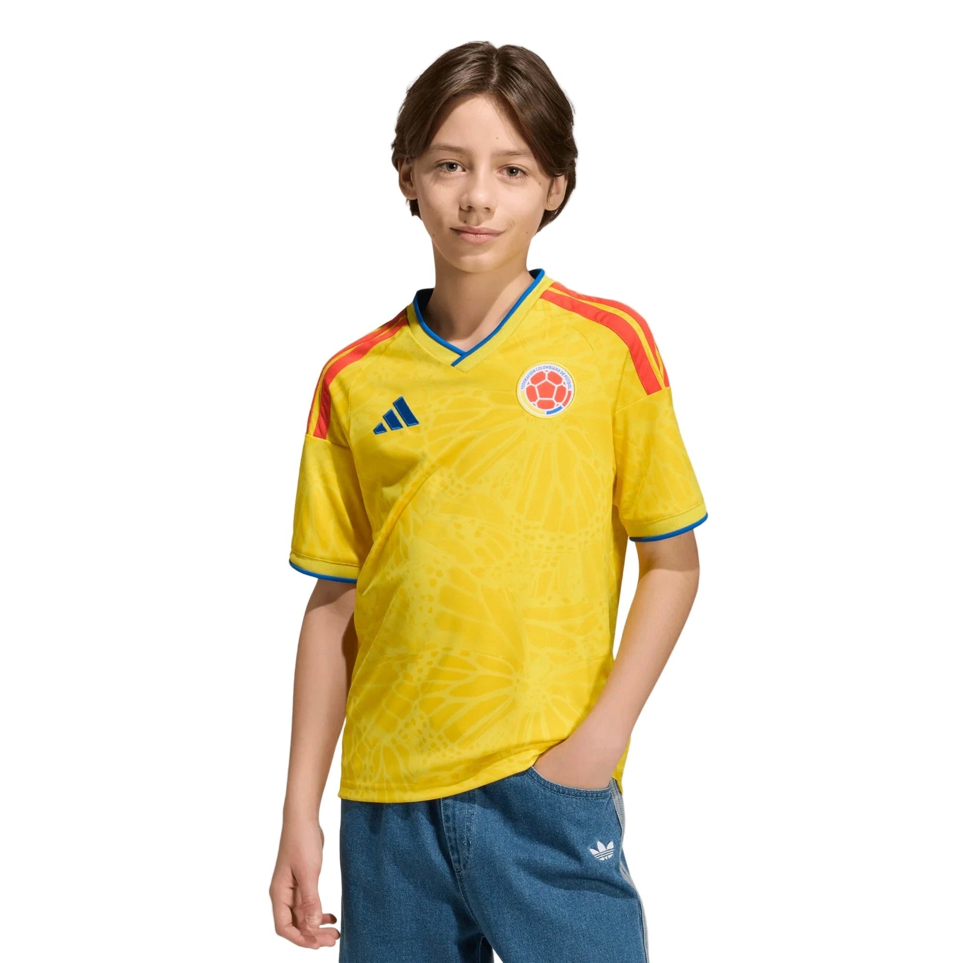2026 Colombia Youth Stadium Home Soccer Jersey