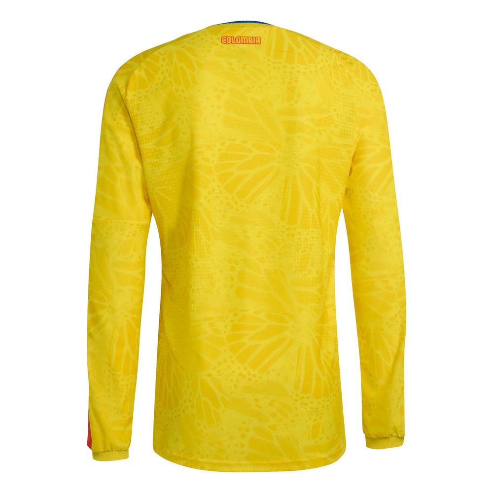 2026 Colombia Men's Authentic Home Long-Sleeve Soccer Jersey