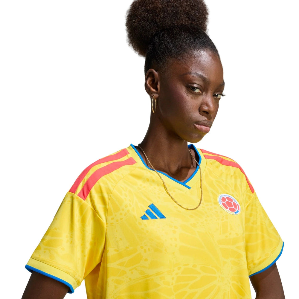 2026 Colombia Women's Stadium Home Soccer Jersey Impact Yellow 