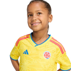 2026 Colombia Kid's Home Mini Kit Impact Yellow / Glory Blue 