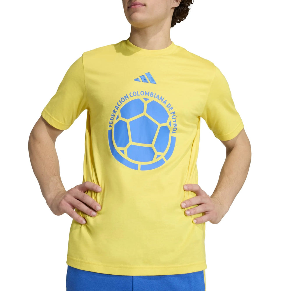 2026 Colombia Men's DNA Graphic Tee Impact Yellow 