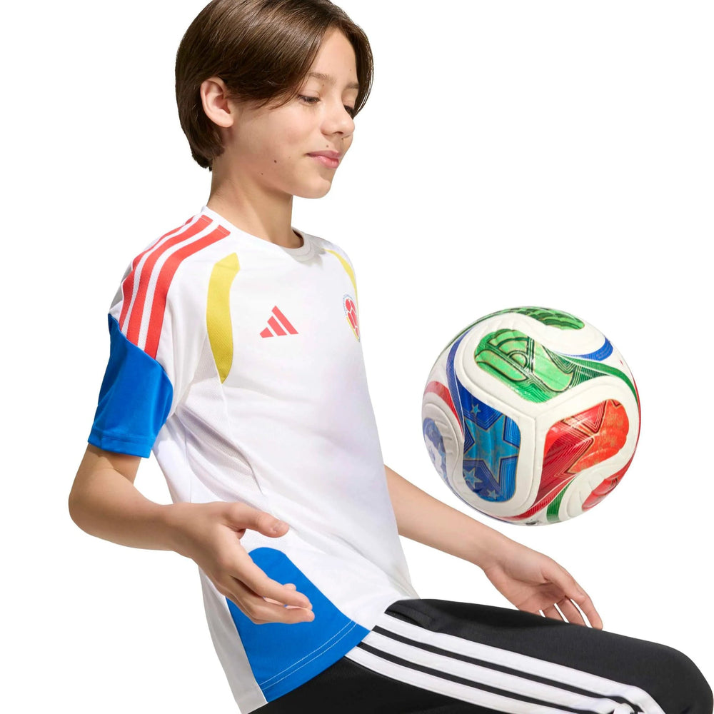 2026 Colombia Youth Training Soccer Jersey White 