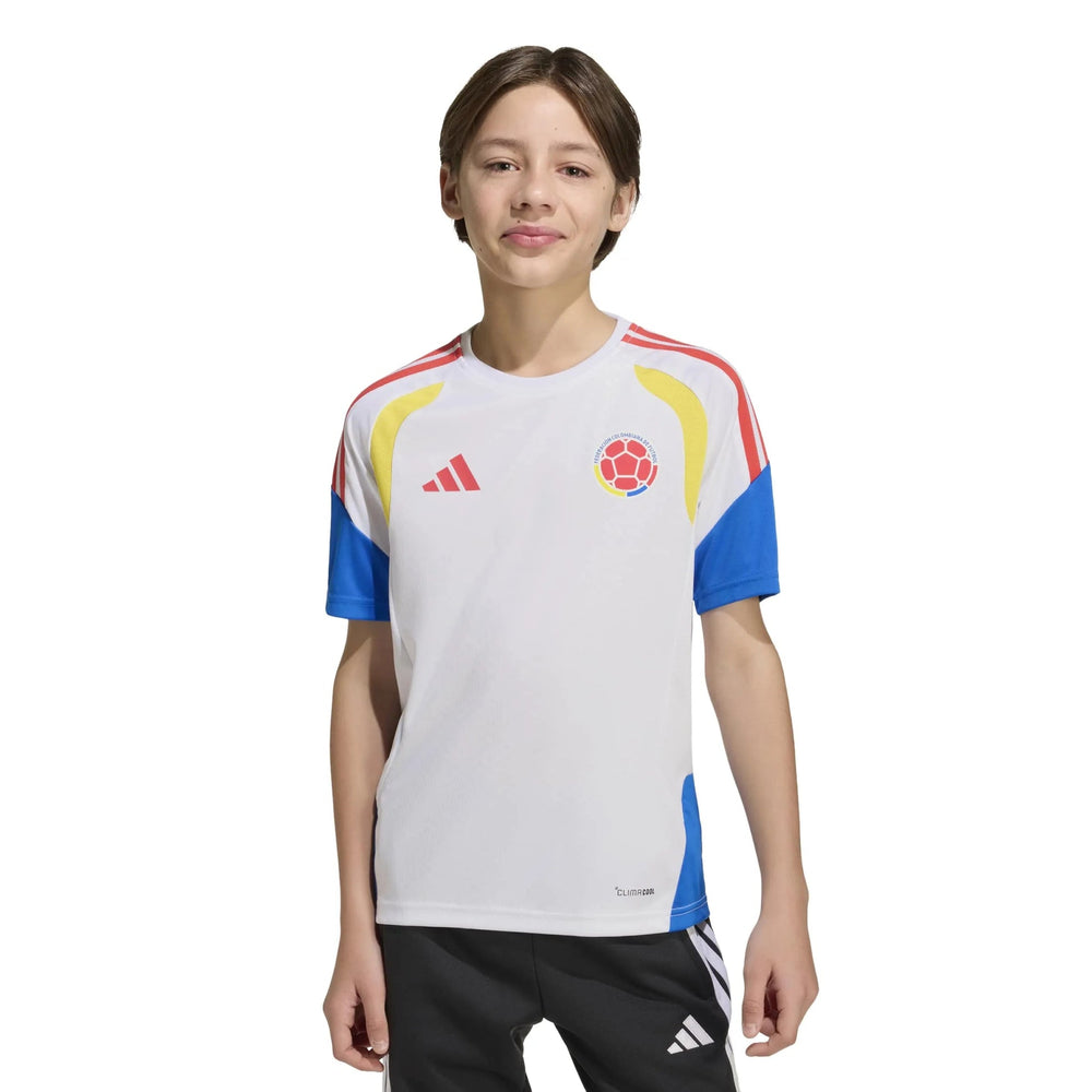 2026 Colombia Youth Training Soccer Jersey White 