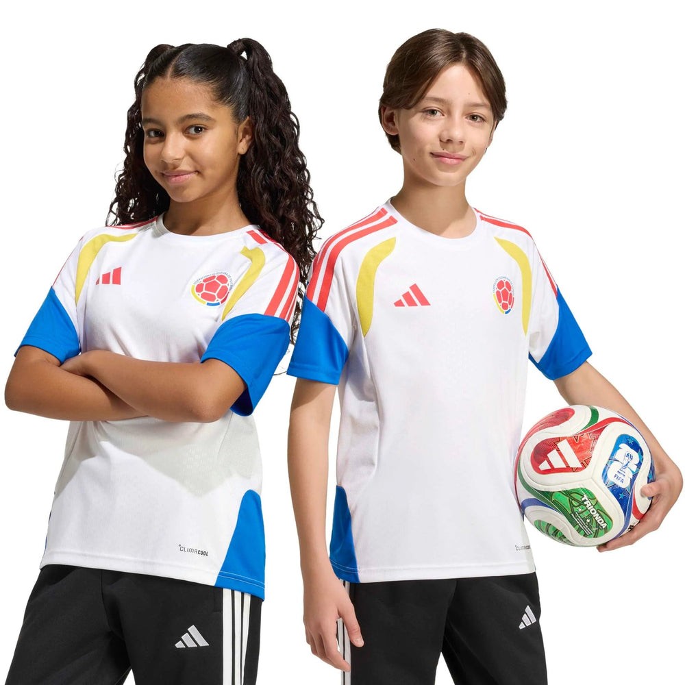 2026 Colombia Youth Training Soccer Jersey White 