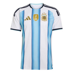 2026 Argentina Men's Stadium Home Soccer Jersey White / Icey Blue / Light Blue 