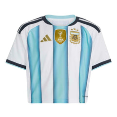 2026 Argentina Women's Stadium Home Cropped Soccer Jersey