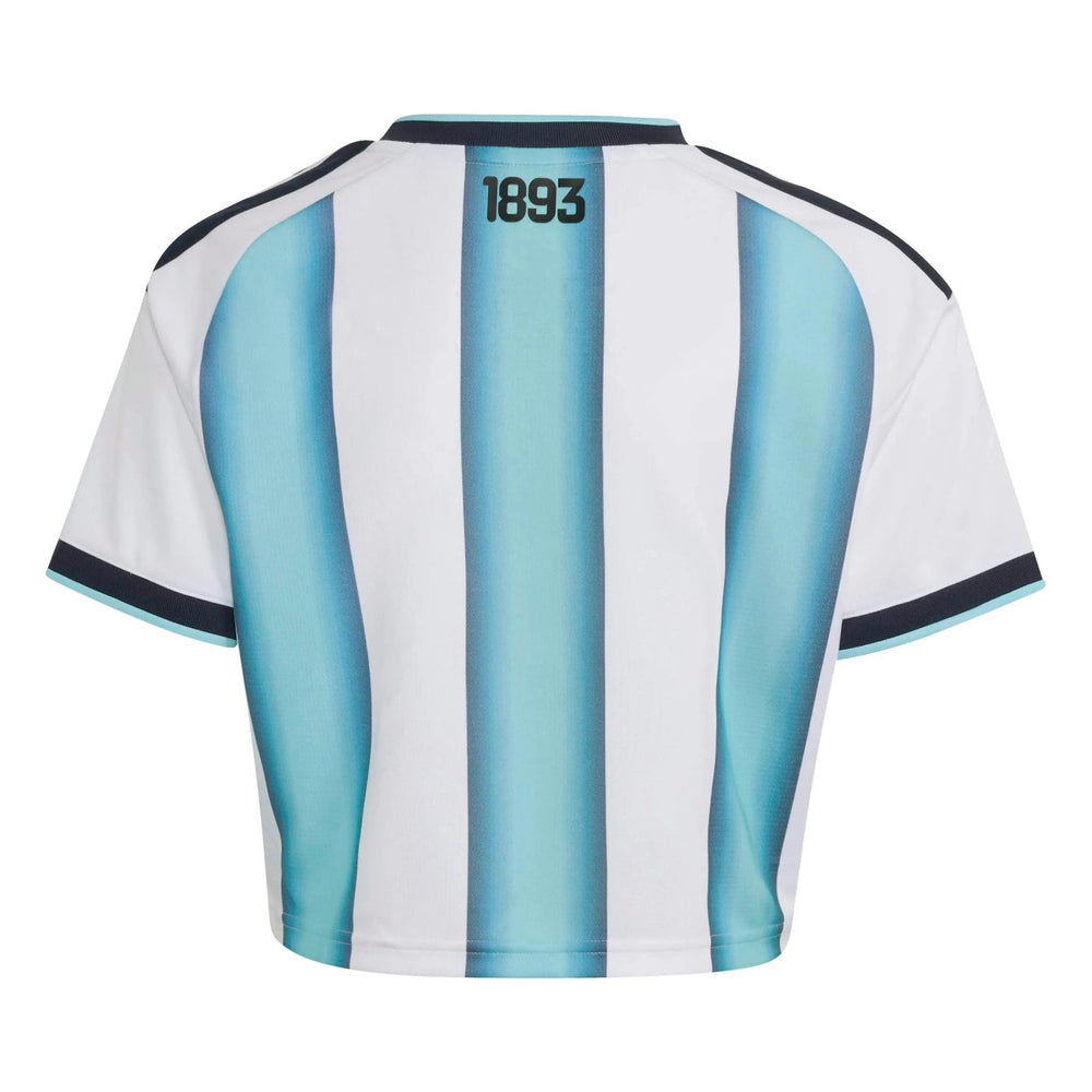 2026 Argentina Women's Stadium Home Cropped Soccer Jersey