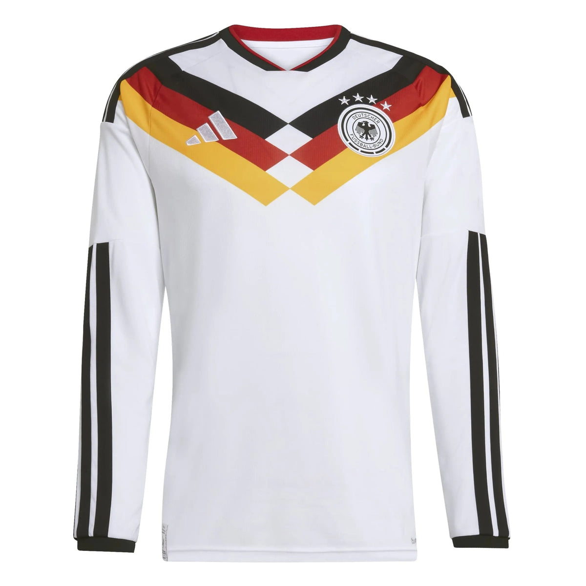 2026 Germany Men's Stadium Home Long-Sleeve Soccer Jersey White 