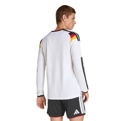 2026 Germany Men's Stadium Home Long-Sleeve Soccer Jersey White 