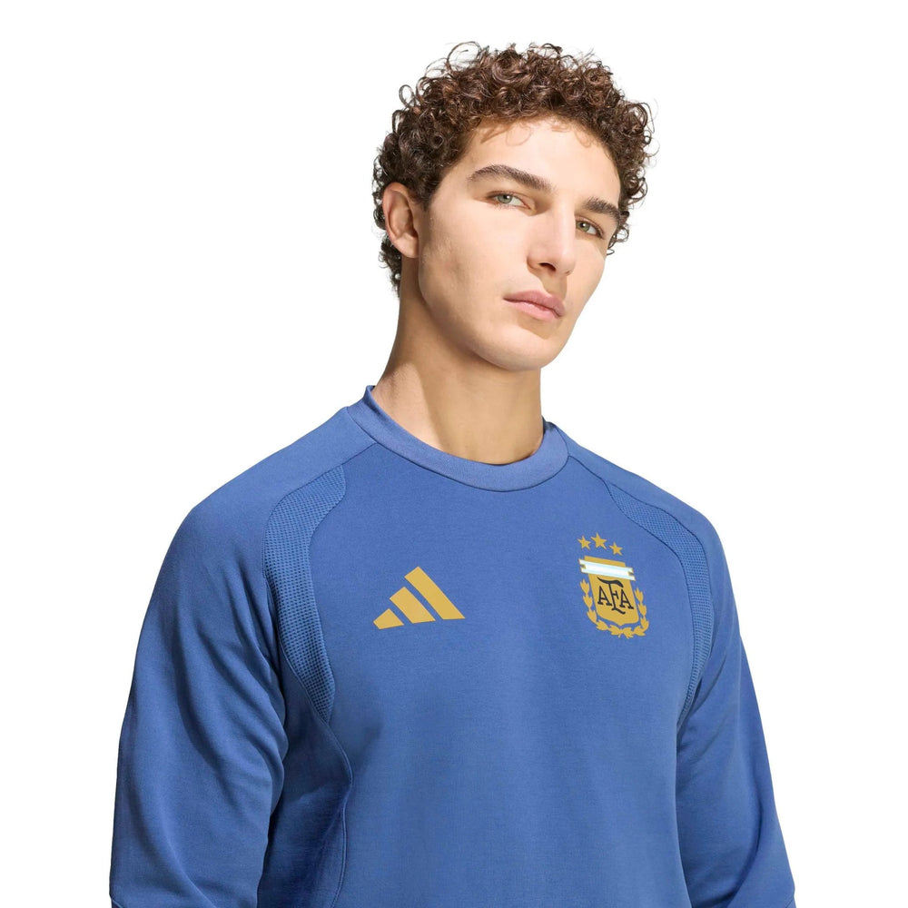 2026 Argentina Men's Tiro Travel Crewneck Sweatshirt