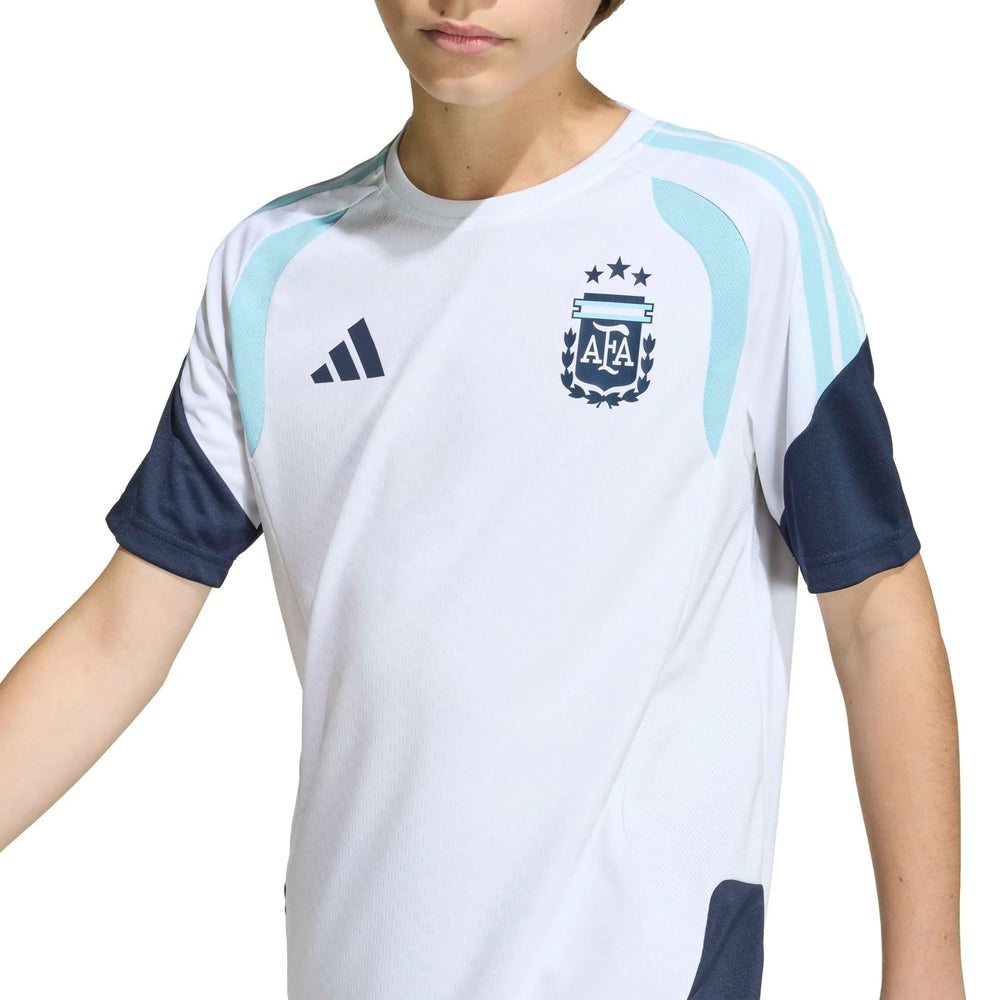 2026 Argentina Youth Training Soccer Jersey White 