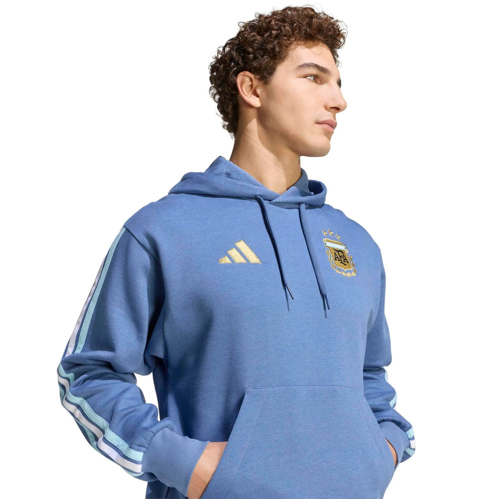 2026 Argentina Men's DNA Fleece Hoodie Crew Blue 