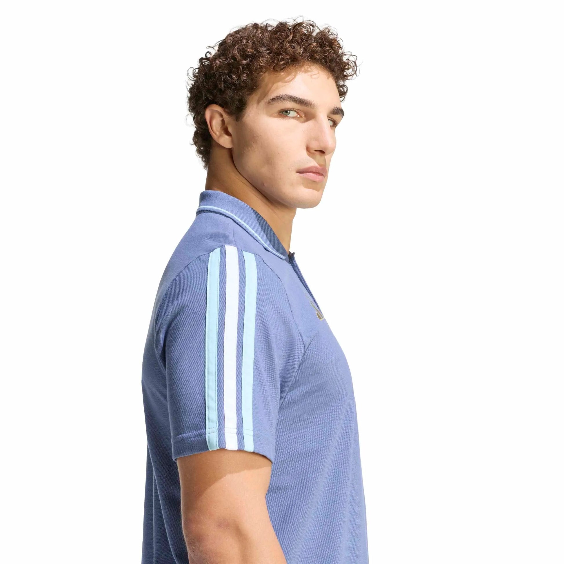 2026 Argentina Men's DNA Polo Crew Blue 