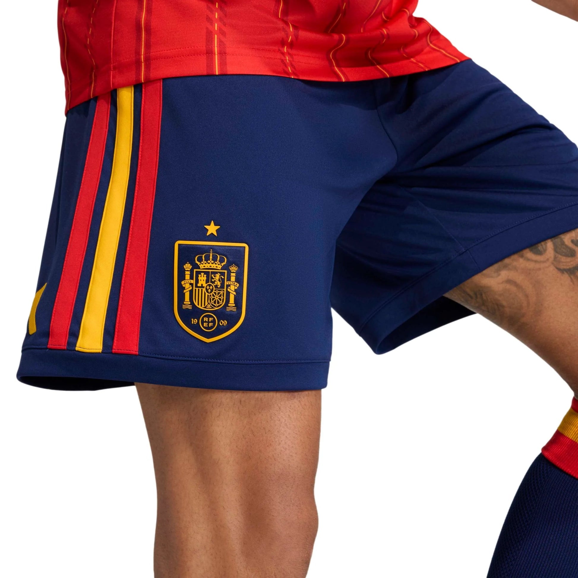 2026 Spain Men's Stadium Home Shorts Dark Blue 