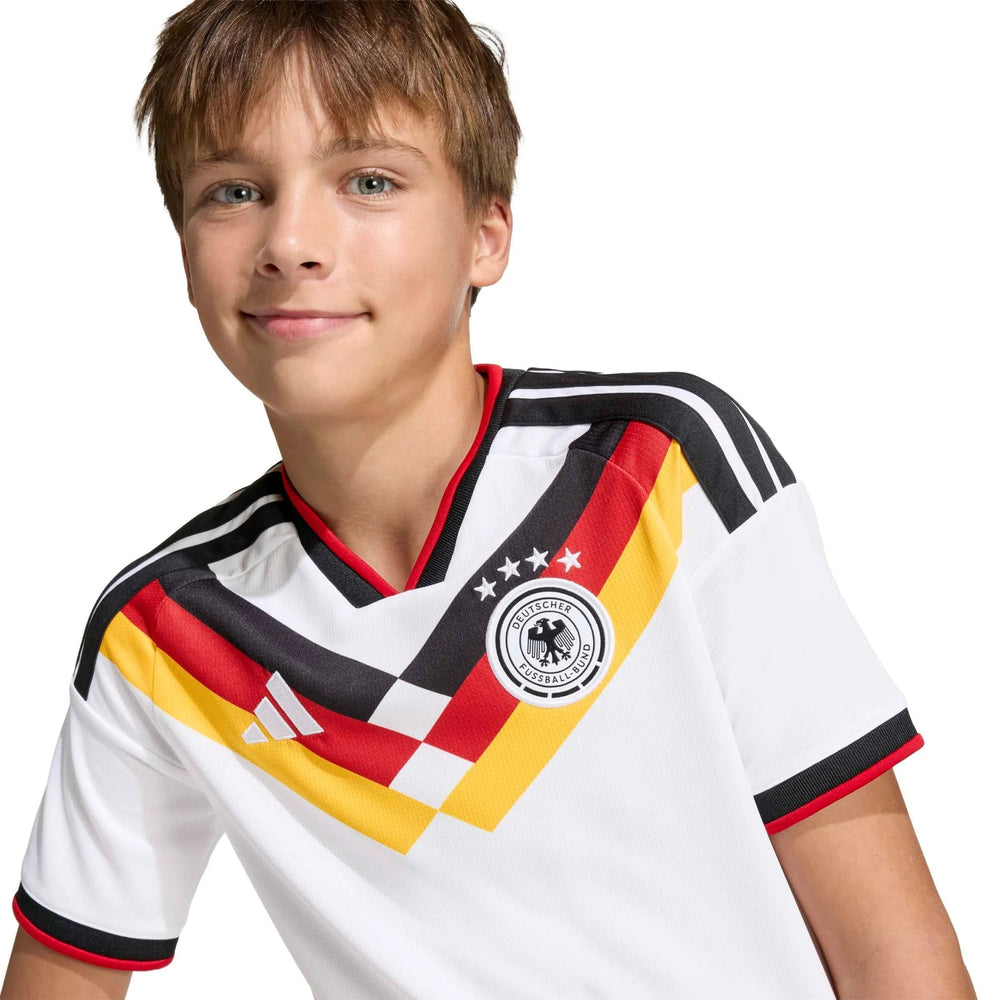 2026 Germany Youth Stadium Home Soccer Jersey White 