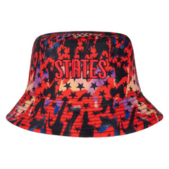 2026 USA Hollywood Keepers Reversible Bucket Hat Red 