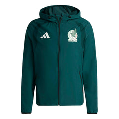 2026 Mexico Men's Tiro Travel Full Zip Windbreaker Aurora Ivy 