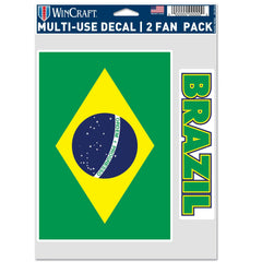 Brazil Flag Multi-Use Decal (5.5"x7.75")
