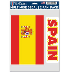 Spain Flag Multi-Use Decal (5.5"x7.75")