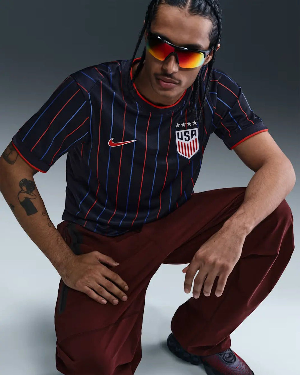 2025 USA Women's (Men's Cut) Stadium Away Soccer Jersey