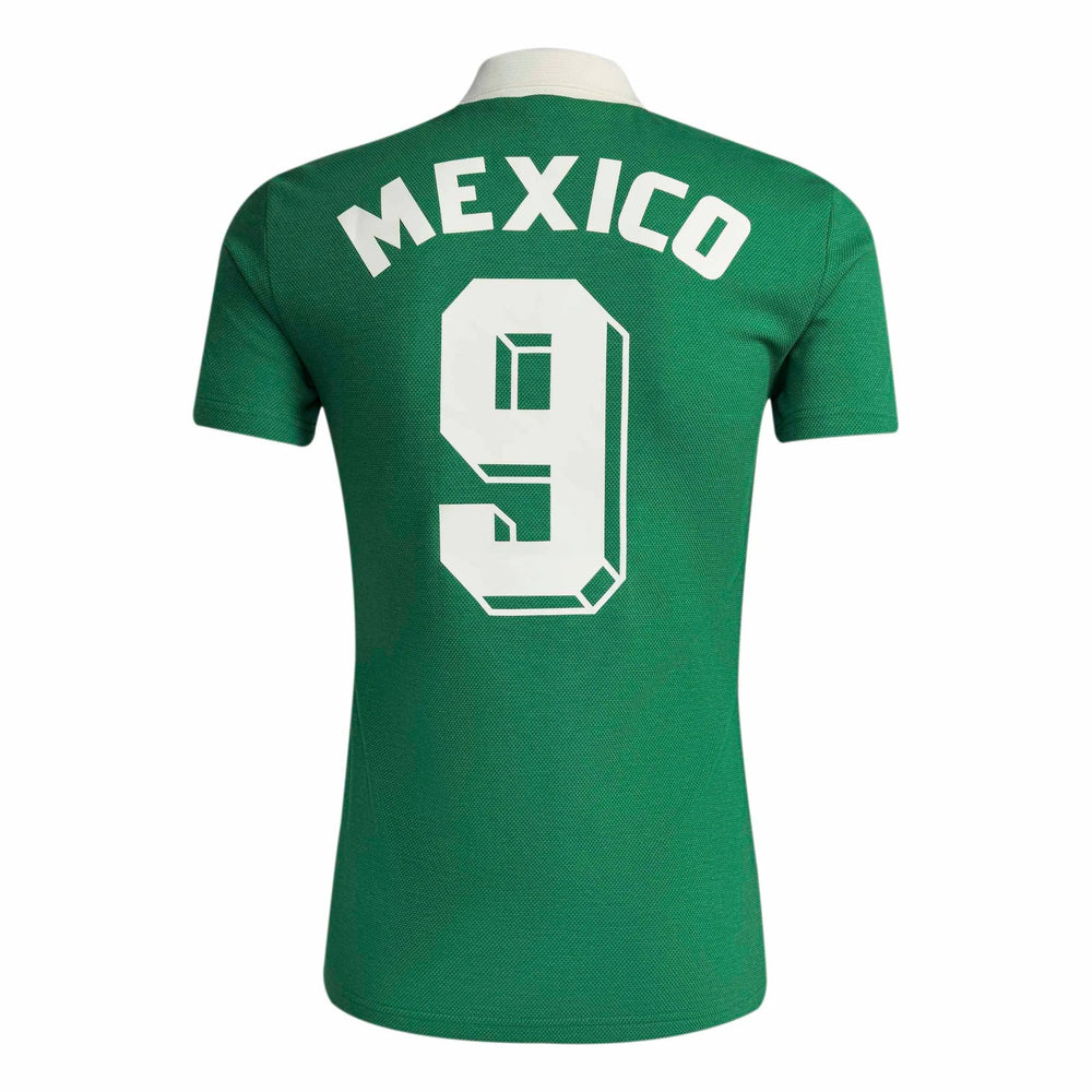1986 Mexico Men's Retro Stadium Home Soccer Jersey Green 